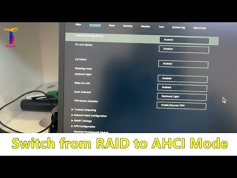 How to Switch from RAID to AHCI Mode on Asus Expertbook