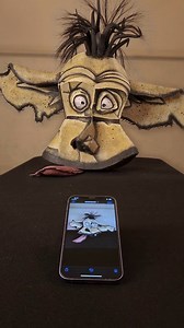 What does this mask make you think of? For us, it's either Ed's eccentric laugh or the fact his hair is made of horse hair and strips of plastazote foam! | The Lion King - Musical