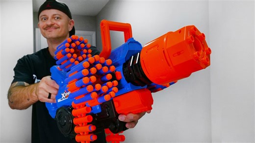 Unboxing the ZURU X-Shot Insanity Smoking Barrel! Epic vapor & slam fire demo