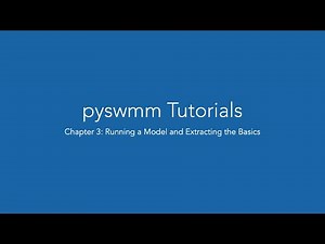 PySWMM - Chapter 3.1 Running a Model and Extracting the Basics