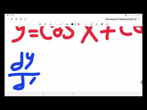 Sheet 2-Part3-Differentiation of Trigonometric and Invers Trigonometric Functions-Calculus-ANU