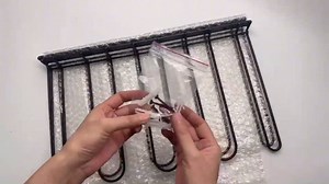 ZJSTRO Wall Mounted Shoe Rack, Metal Wall Mounted Boot Rack,Wader Hangers for Wall,4 Pair Boot Organizer for Tall Boots and Cowboy Shoes, Boots Trays for Entryway,Garage -2 Pack