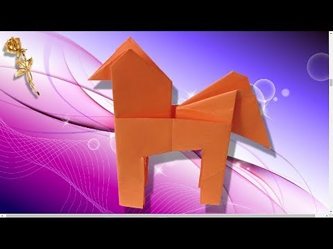 Origami facile : 🐴 Cheval 🐎