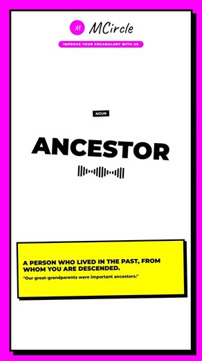Learn English: What is Ancestor? | Vocabulary Shorts