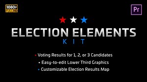 Election Elements Kit | MOGRT for Premiere Pro