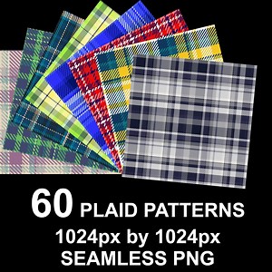 60 Plaid Patterns Pack - Etsy Canada