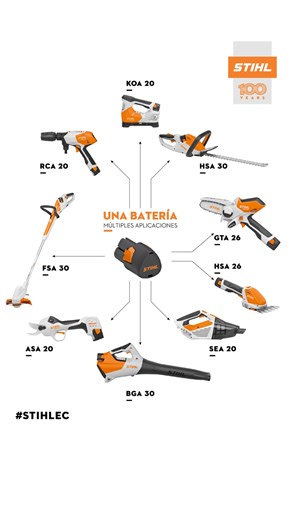 STIHL Ecuador on Instagram: "Energía pura. Control total.🔋💪 Potencia y agilidad para cada tarea de tu día a día, con la calidad de siempre. Nueva línea batería AS STIHL solicítala a tu distribuidor autorizado a nivel nacional. STIHL Ecuador"