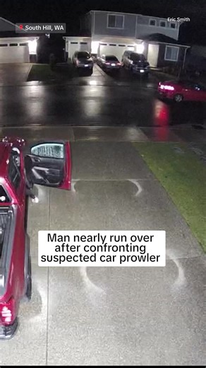 767K views · 7.4K reactions | WATCH: Man nearly run over after confronting suspected car prowlers. | NBC News | Facebook