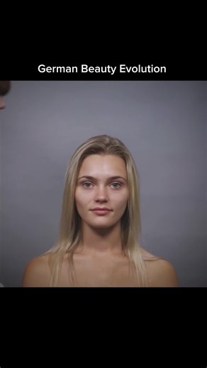 German Beauty Evolution | #trending #beauty #glowup #evolution #viral