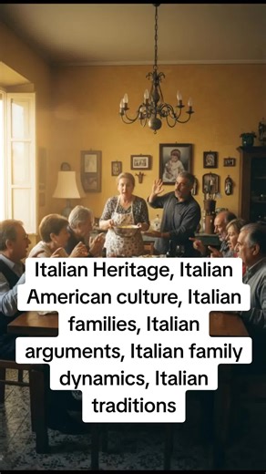 Why Italians Argue Loudly Then Eat Together Like Nothing Happened | Italian Heritage Italian Heritage, Italian American culture, Italian families, Italian arguments, Italian family dynamics, Italian traditions #ItalianHeritage #ItalianAmerican #ItalianFamily #ItalianCulture #FamilyTraditions Italian families can scream at each other one minute and eat together five minutes later. This isn’t dysfunction, it’s how Italian families stay together.