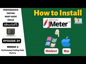 Ep 29 | PT Tools | 🚀 Installing JMeter on Windows & Mac: Step-by-Step Guide in Telugu🚀