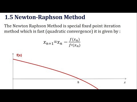 chapter 1 part 3 : Newton-Raphson method and secant method