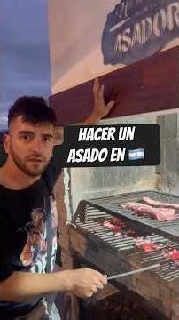 Barbecue in Argentina 🇦🇷 #foryou #humor #comedy #meat #friends