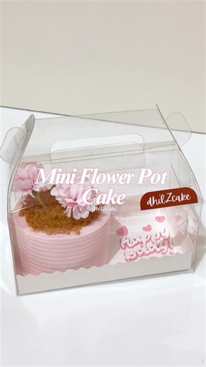 Mini Flower Pot Cake Decorating Ideas