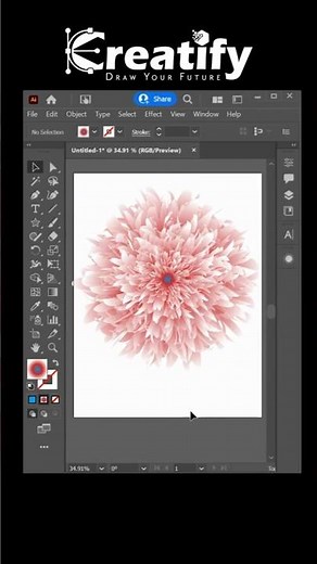 How to Design a Flower in Illustrator | Quick Tutorial | Graphic Design Tips