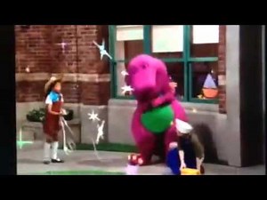 Barney comes to life (It's a Happy Day!)