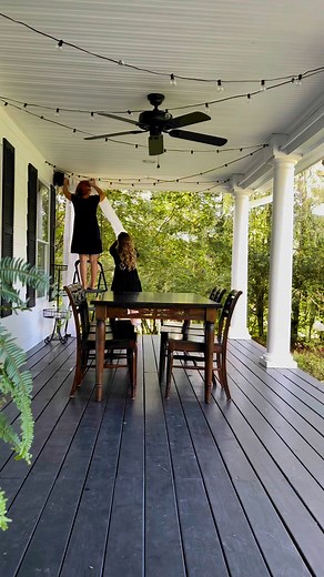 My sister’s three-year wedding anniversary was earlier this month and in honor of her, I thought I’d share this Bachelorette Dessert Party that went viral last year. And I thought I’d answer some of the most asked questions about this setup. 1. Curtains: the curtains are outdoor waterproof curtains suspended from white painted dowel rods hung on shower rod brackets. 2. Ants/Bugs: this was mid-September, so although the trees are green (we live in Tennessee), the weather was cooler in the evening
