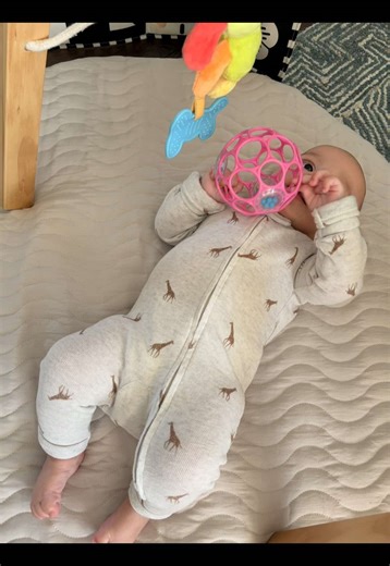 Leah's New Toy: Milestones in Baby Development