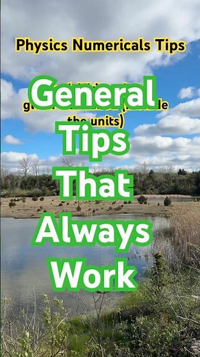 Tips on How To Solve Physics Numericals in Easy Steps
