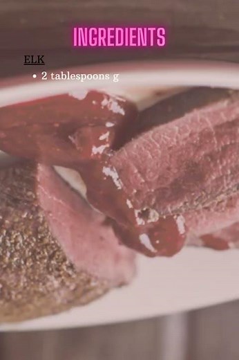 Coriander crusted elk backstrap with spiced plum sauce - The weekend best elk backstrap recipe