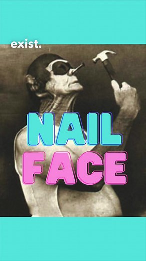 Melvin Burkhart was the Human Blockhead! #circushistory #amazingpeople #weirdworld #hiddentalent #funhistory #funfact #didyouknow #learnsomething