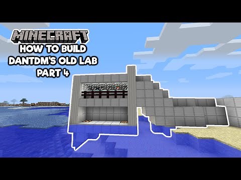 How to build DanTDM's Old Lab in Minecraft Part 4 (Observation Deck)