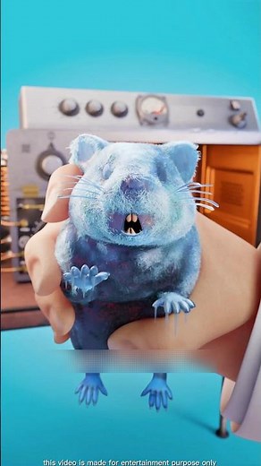 MICROWAVING HAMSTER TO SCIENCE 😱#shorts