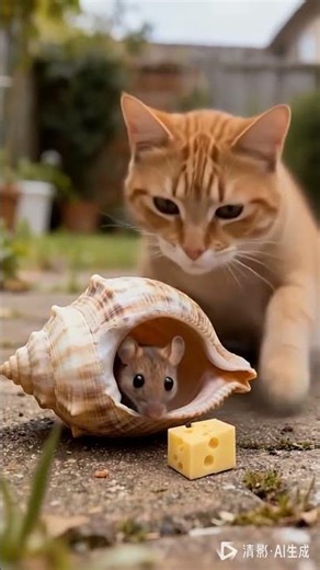 Weird 😱 How is there a mouse inside the shell