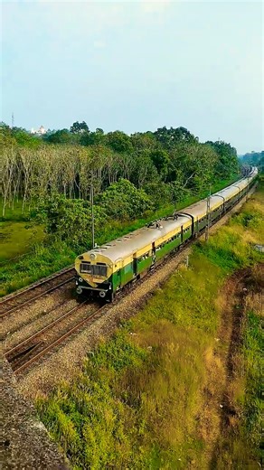 കായംകുളം ജംഗ്ഷൻ – എറണാകുളം മെമു (MEMU) –16310 #train #railway #kerala