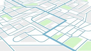 City Map Navigation Route Seamless Loop Stock Footage Video (100% Royalty-free) 1091078753 | Shutterstock