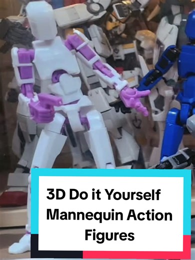 Poseable 3D Mannequin Robot Action Figures for Collectors