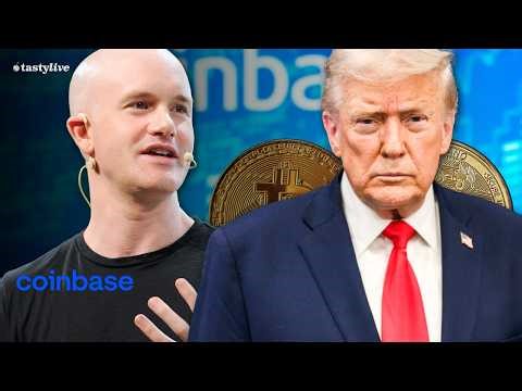 Trump’s Crypto Push: Trade Coinbase or Fade It?