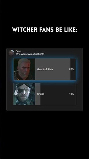 Witcher fans be like:
