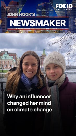 ICYMI on Newsmaker: Lucy Biggers shares her journey from climate activist to "realist," swapping existential dread for facts. She critiques media "fear slop" and promotes optimism over apocalyptic narratives. DETAILS ⬇️ | FOX 10 Phoenix