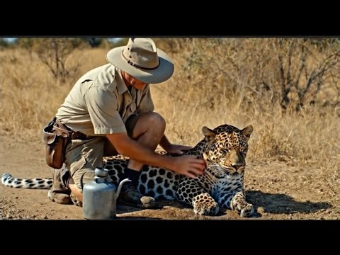 Thirsty Cheetah Collapses Near the Road | A Kind Man Saves a Life
