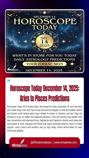 Horoscope Today: All 12 Zodiac Signs
