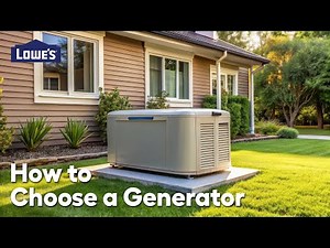 How to Choose a Generator: Video Guide
