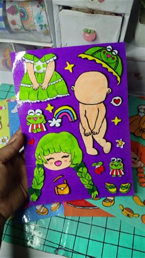 Sanrio Keroppi girl #sticker#paperdiy#papercraft#paperdoll#stickersheet#diy #sanrio #kawaii #asmr