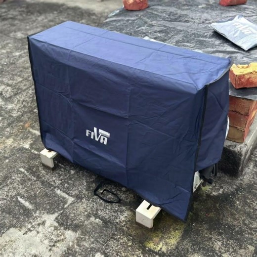 FIVA Split AC Outdoor Cover 1.5 Ton Waterproof Dustproof Navy Blue Fabric Universal