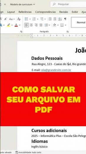 PDF no Word: O jeito certo (e rápido!)