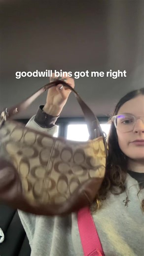 Vintage Coach Purse Finds at Goodwill Bins