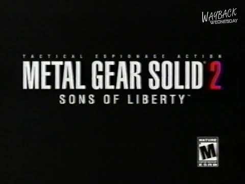 2001 Metal Gear Solid 2: Sons of Liberty TV Commercial | PlayStation 2 PS2 Retro Gaming Ad (HD)