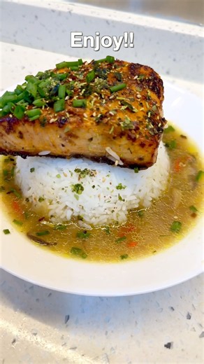 Miso Mayo Salmon Over Rice… You NEED to Try This 🤤🔥
