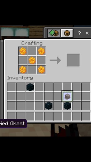 crafting miner's helmet #minecraft​ #shorts​ #youtube​