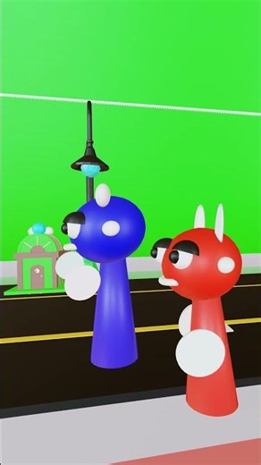 Sprunki's School Bus 🚐 Morning Fun 😊. #shortvideo #animation #3danimation #funnycartoon #funny