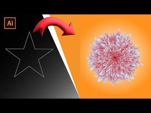 How To Create Beautiful Floral Vector in Illustrator Using Blend Tool