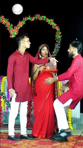 Kaha Chhupa Hai Chanda Mama Chhat Pe Aana Re | Karwachauth Ki Raat Aaya | #video #karwachauth #short