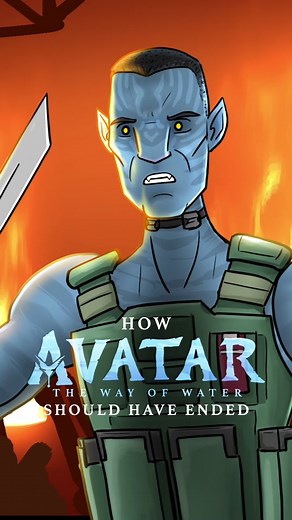 How Avatar 2 Should Have Ended.🐋 Full version is on our channel. #avatar #avatarthewayofwater #hishe #movie #animated #alternateending