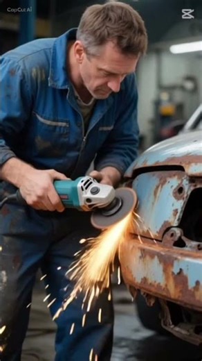 “Old Rusty Car Gets a New Life | Full Restoration Process”#beforeandafter #carrestoration #cars