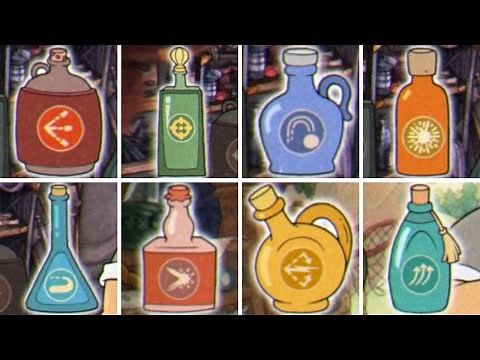 Cuphead - All Weapons, Charms, and Supers (DLC Included)